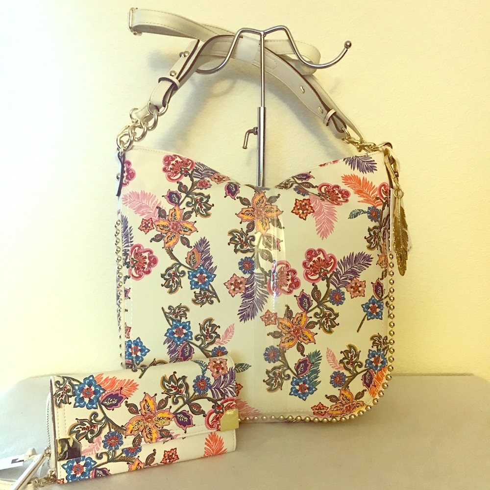 Jessica Simpson Ashram Flora Hobo and Wallet